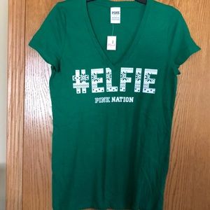 Green #ELFIE Tee